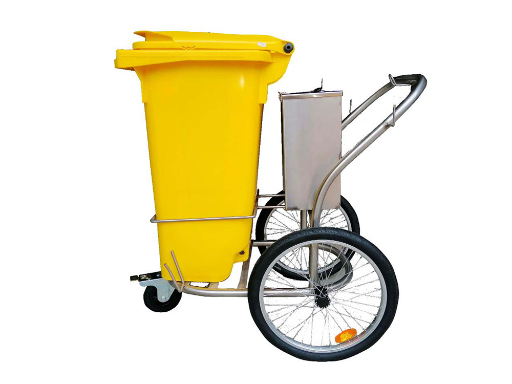 Carro barrendero contenedor